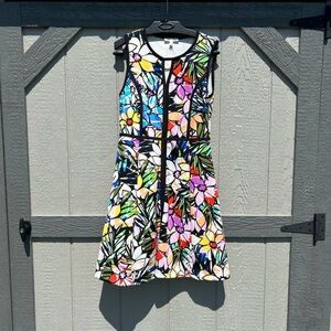 Spense Sleeveless Floral Dress | Fit & Flare | Colorful Feminine Style
